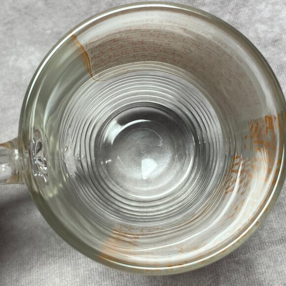 Hazel Atlas Big Top Peanut Butter Glass "My Old Kentucky Home" Song Lyrics Mug - Picture 7 of 9